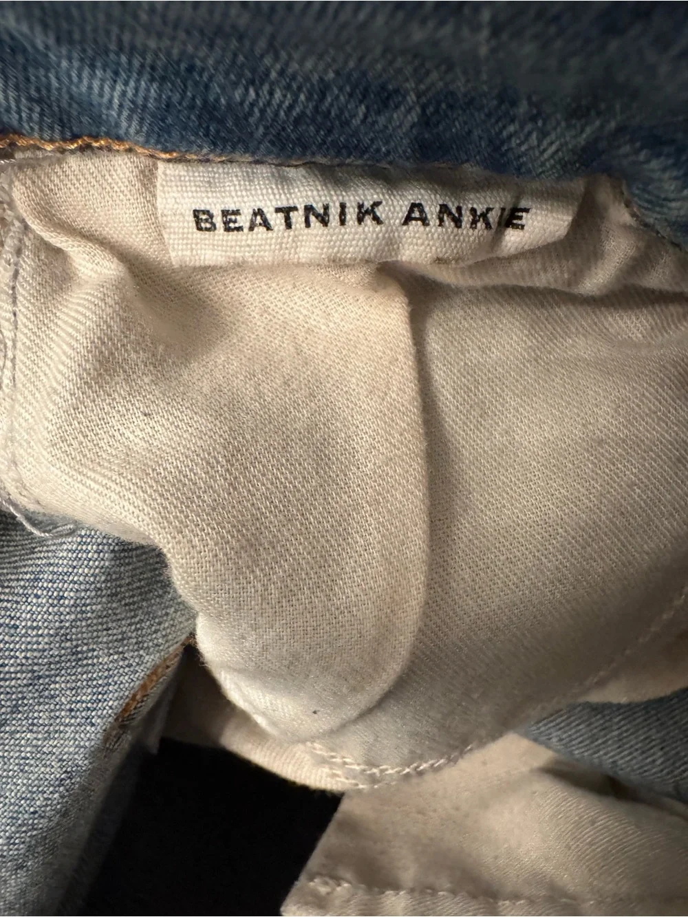 SLVRLAKE Beatnik Ankle Slim High Rise Light Women’s Blue Denim Jeans Size 23 - Picture 9 of 16